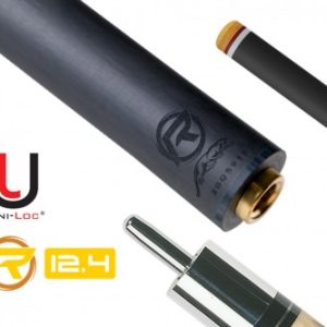 Predator REVO Cue Shaft 12.4mm Carbon WVP,Uni-Loc
