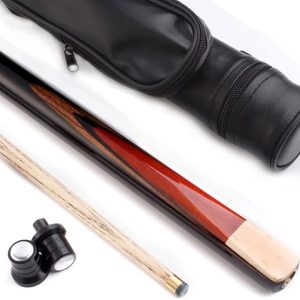QIANMEI billiard cue Billiard Stick Pool ​Cue Set,9.8mm Tip, Canadian Ash Wood,Unique Design and Durable Cue Stick for Professional Billiard Players (Color : Red, Size : Package 1)